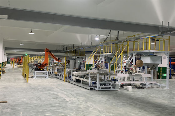 PLC Control Stacking Weighing Packaging Machine Semi Auto For Plastic Pellet