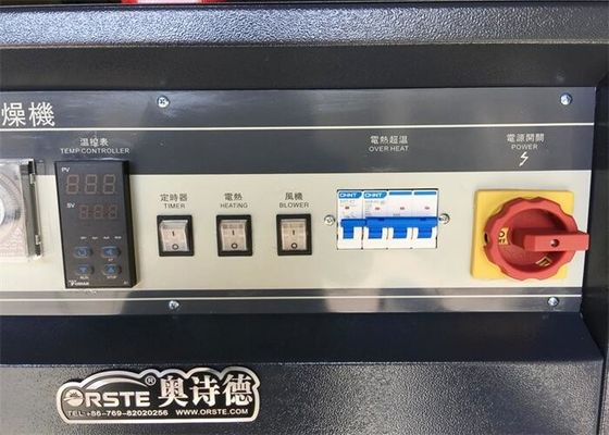 SUS 304 Industrial Oven Dryer Cabinet 6.4KW For Plastic Granules Resin