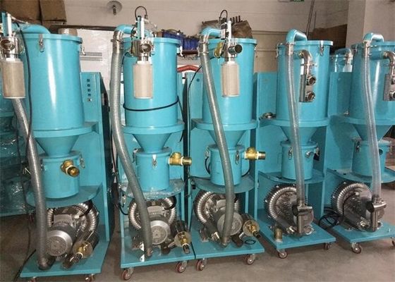 Adjustable Loading Time Vacuum Auto Loader For Plastic Resin In Gray Green