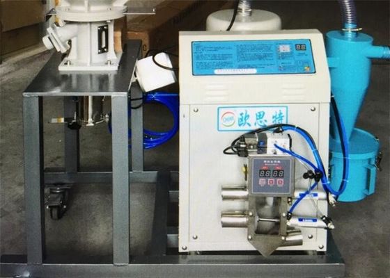 Adjustable Loading Time Vacuum Auto Loader For Plastic Resin In Gray Green