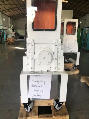 SUS Slow Speed Plastic Crusher , 380V Plastic Grinder Crusher Granulator