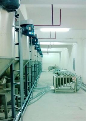 Vertical Granules Resin Plastic Mixing Machine Polished SUS OVM-2000