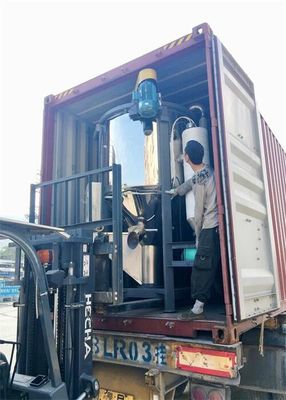 Plastic Mixing Dryer Mixing Machine With 3.75 -7.5KW Motor Driven Screw