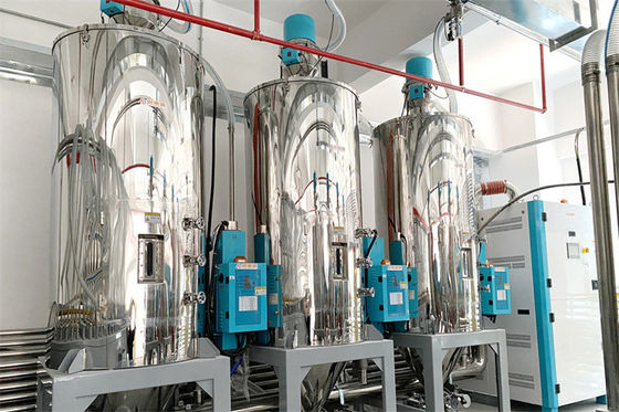 Capacity Plastic Feeding System With PLC Control Remote Control 500-2000 Kg Capacity