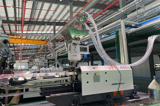 PLC Controlled Centralized Feeding System 0.5-2T/H Conveying Capacity Remote Control Included