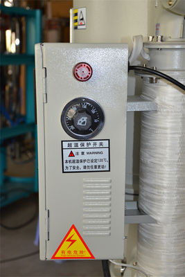 Optimal Performance Hopper Dryer For Drying Plastic Granules Gray Color