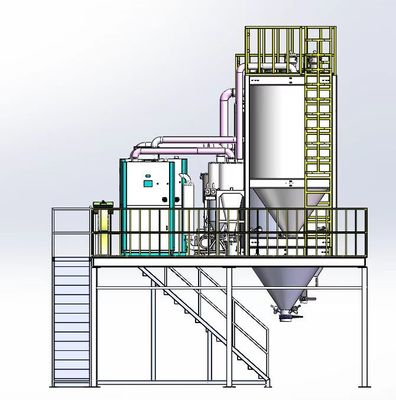 65dB Noise Level Plastic Dehumidifying Dryer With 30L/H Dehumidifying Capacity