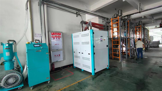 Stainless Steel Dehumidifying Hopper Dryer 4-40 Kw For Plastic Granules Drying