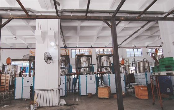 Stainless Steel Hopper Desiccant Dryers For Plastics Temperature Control Range 50C-180C