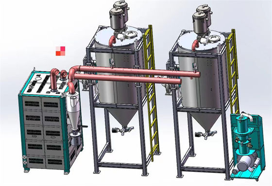 Stainless Steel Overheat Protection Hopper Dryer For Dehumidifying Operations