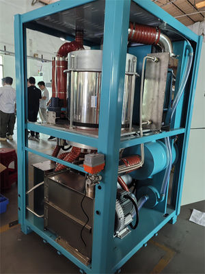 Blue or Grey Dehumidification System with Customizable Power Supply Option