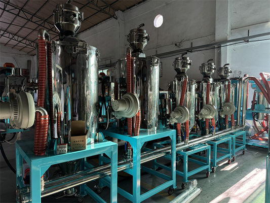 Stainless Steel Desiccant Dryers 4-40 Kw Power For Humid Plastic Resins