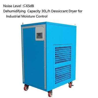 Noise Level ≤65dB Dehumidifying Capacity 30L/h Dessiccant Dryer for Industrial Moisture Control